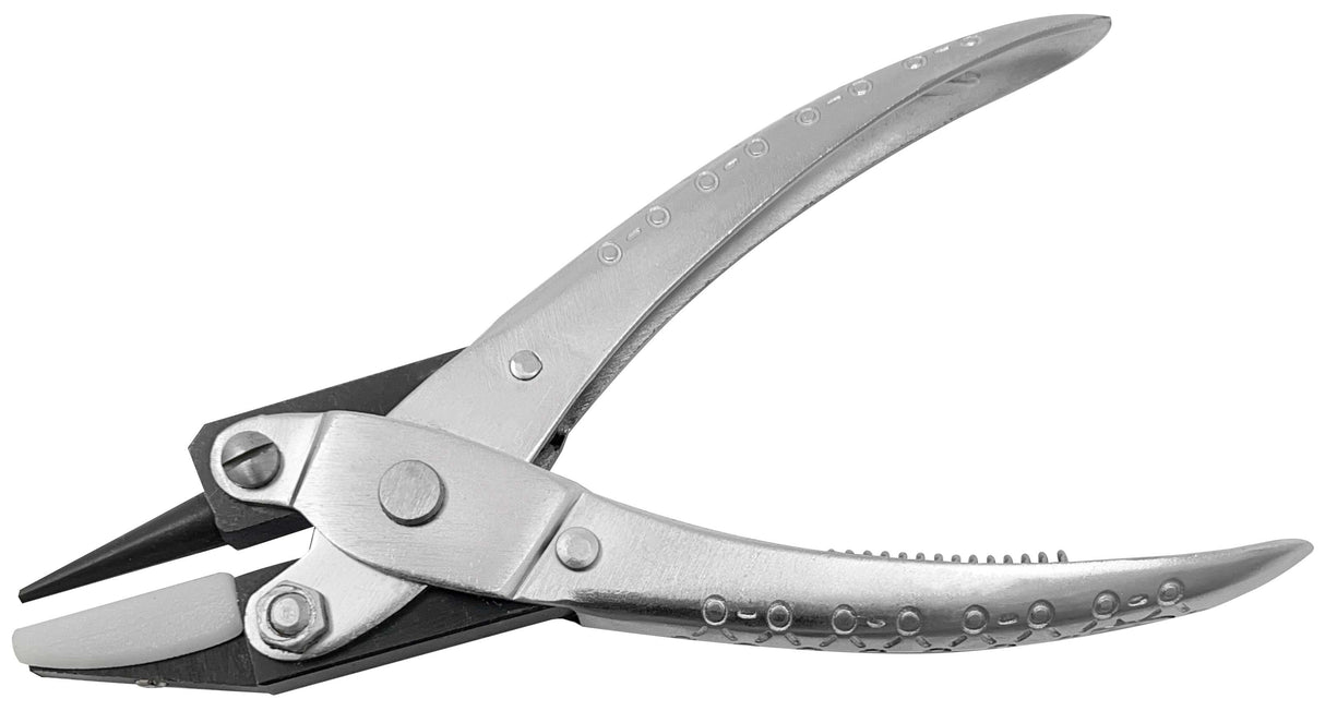 5-1/2" Round/Flat Nylon Jaw Parallel-Action Pliers by PMC Supplies
