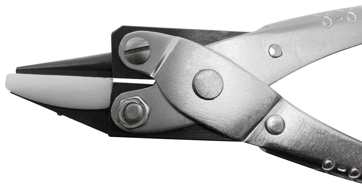 5-1/2" Round/Flat Nylon Jaw Parallel-Action Pliers by PMC Supplies