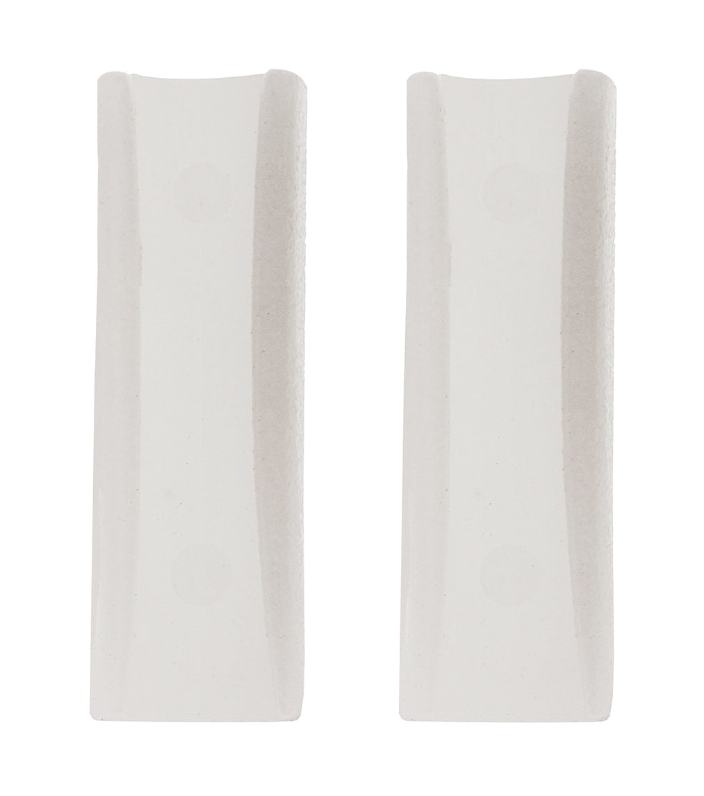 Pair of white replacement nylon jaws for PLR-864.00 with non-marring design and durable construction