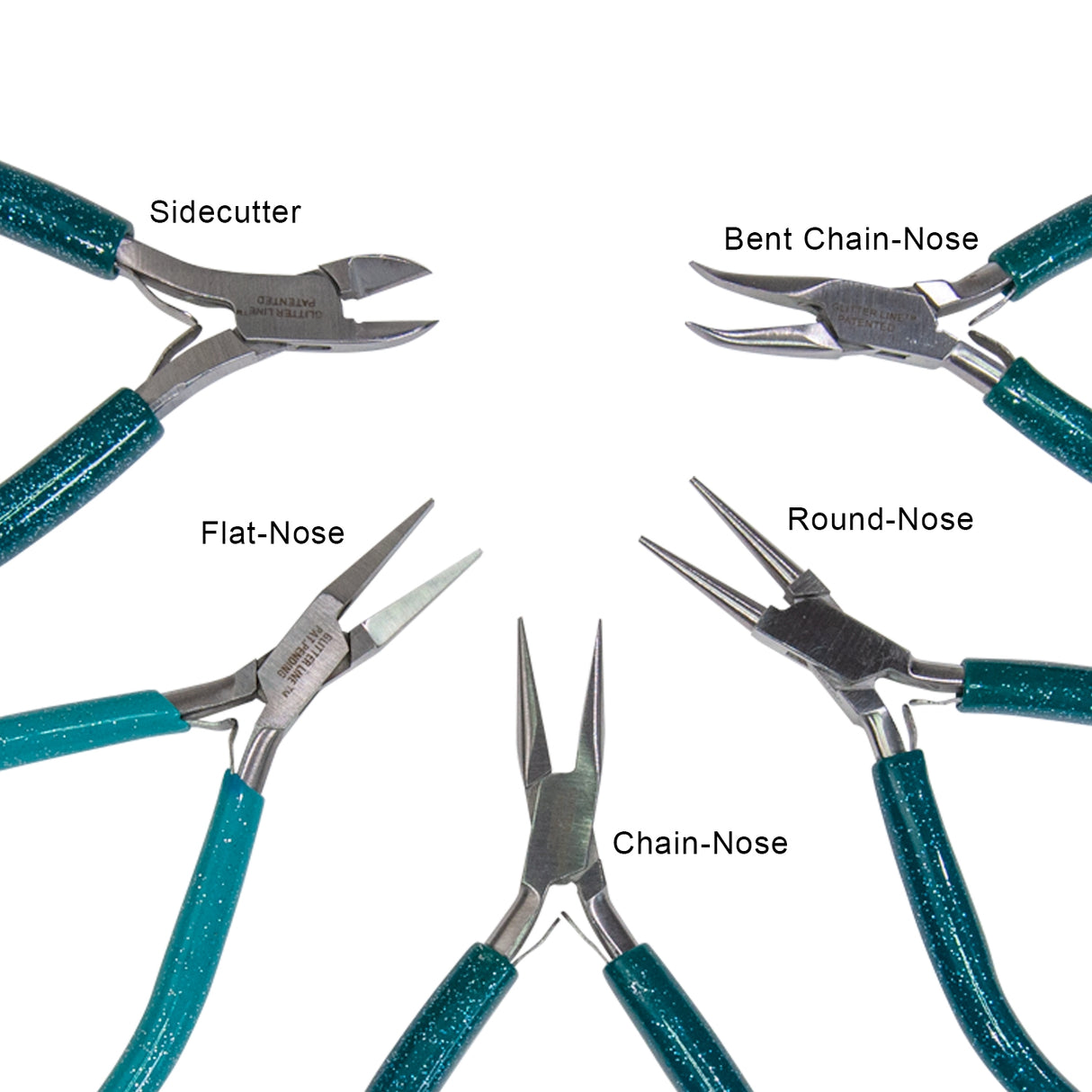 5 Piece Glitter Line by PMC Supplies