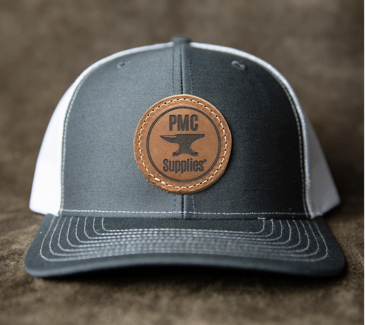 PMC Supplies™ Leather Patch Hat by PMC Supplies