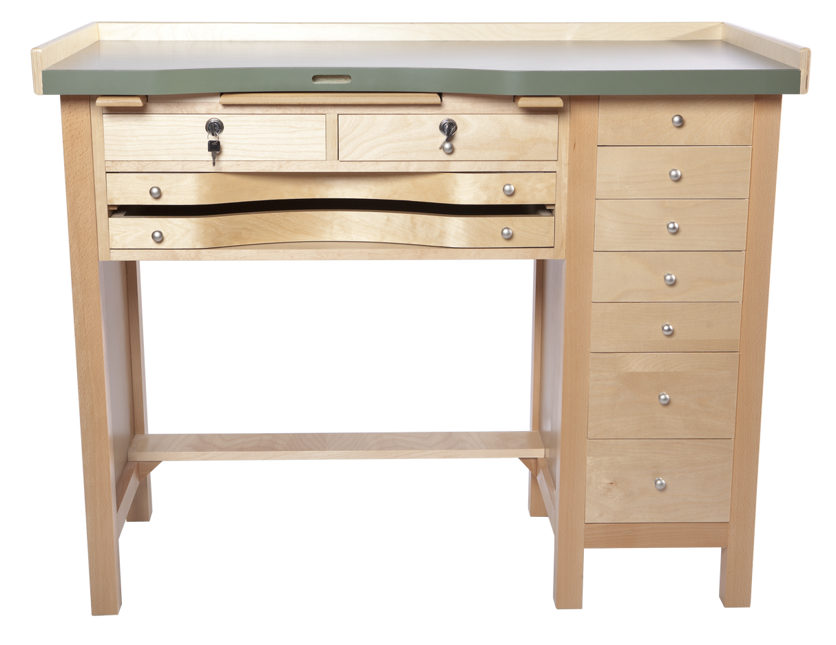 9 Drawer Formica Top Jewelers Bench MasterCraft Made In USA by PMC Supplies