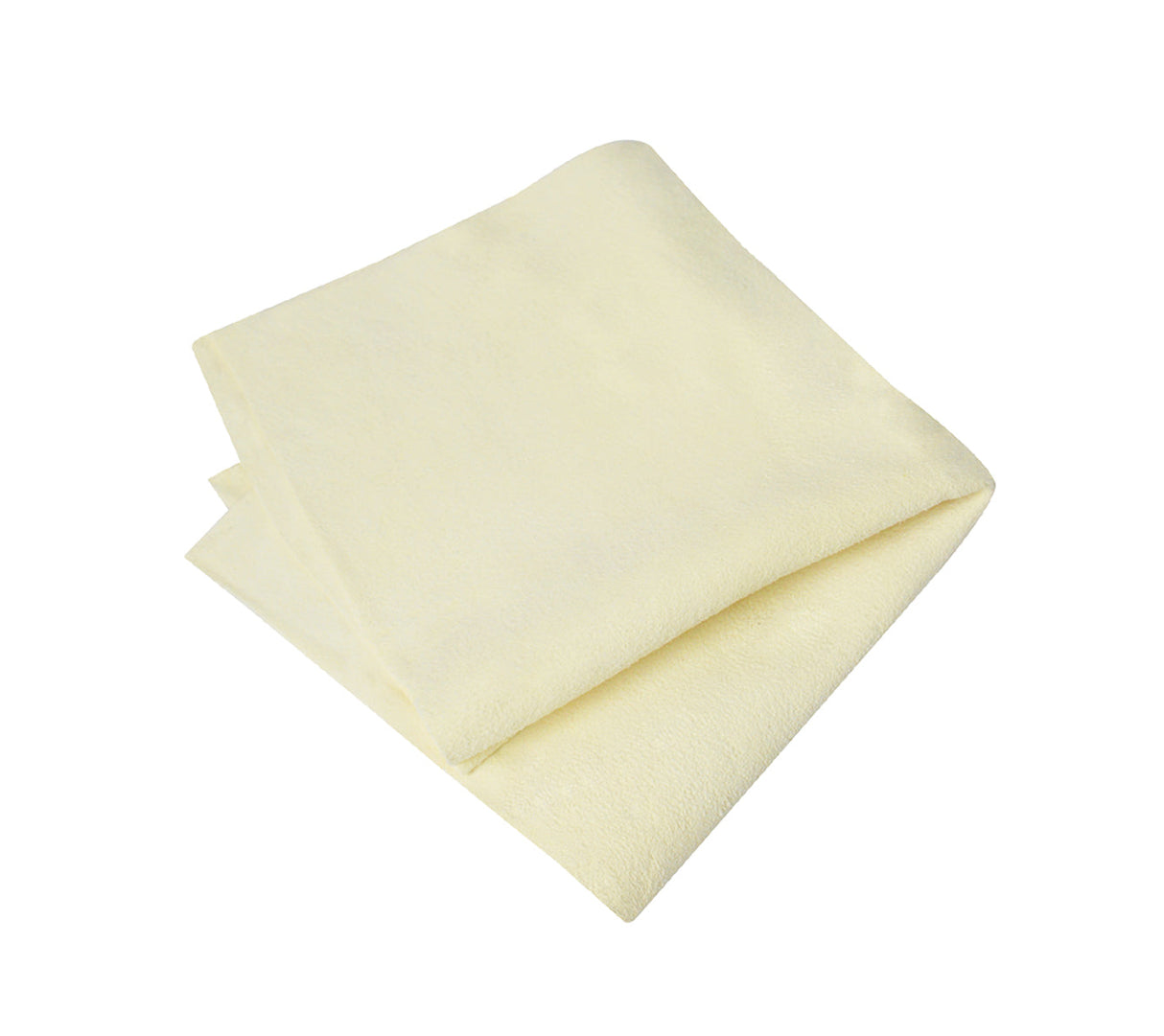 10" x 10" genuine white chamois polishing cloth for scratch-free metal and jewelry shine