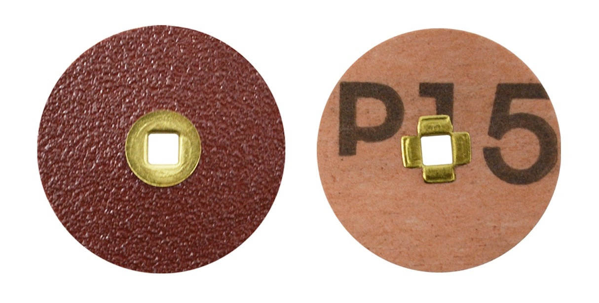 Pack of 50 Course Moore 7/8" Snap-On Paper Adalox Discs by PMC Supplies