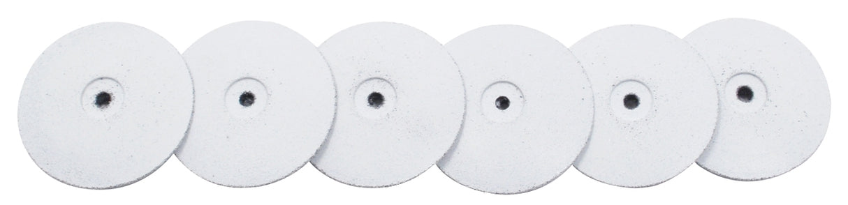 6/Pk Eve Coarse Knife Edge 22 x 4MM Unmounted Silicon Wheels by PMC Supplies