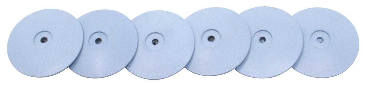 6-pack Eve Fine Knife Edge 22x4MM unmounted silicon carbide wheels for metal finishing and alloy contouring