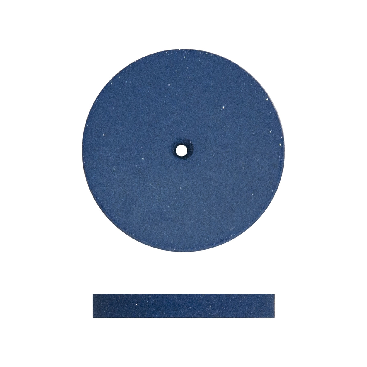 12/pk EVE Silicone Satin Finish Unmounted Wheels 22 X 3 MM Dark Blue by PMC Supplies