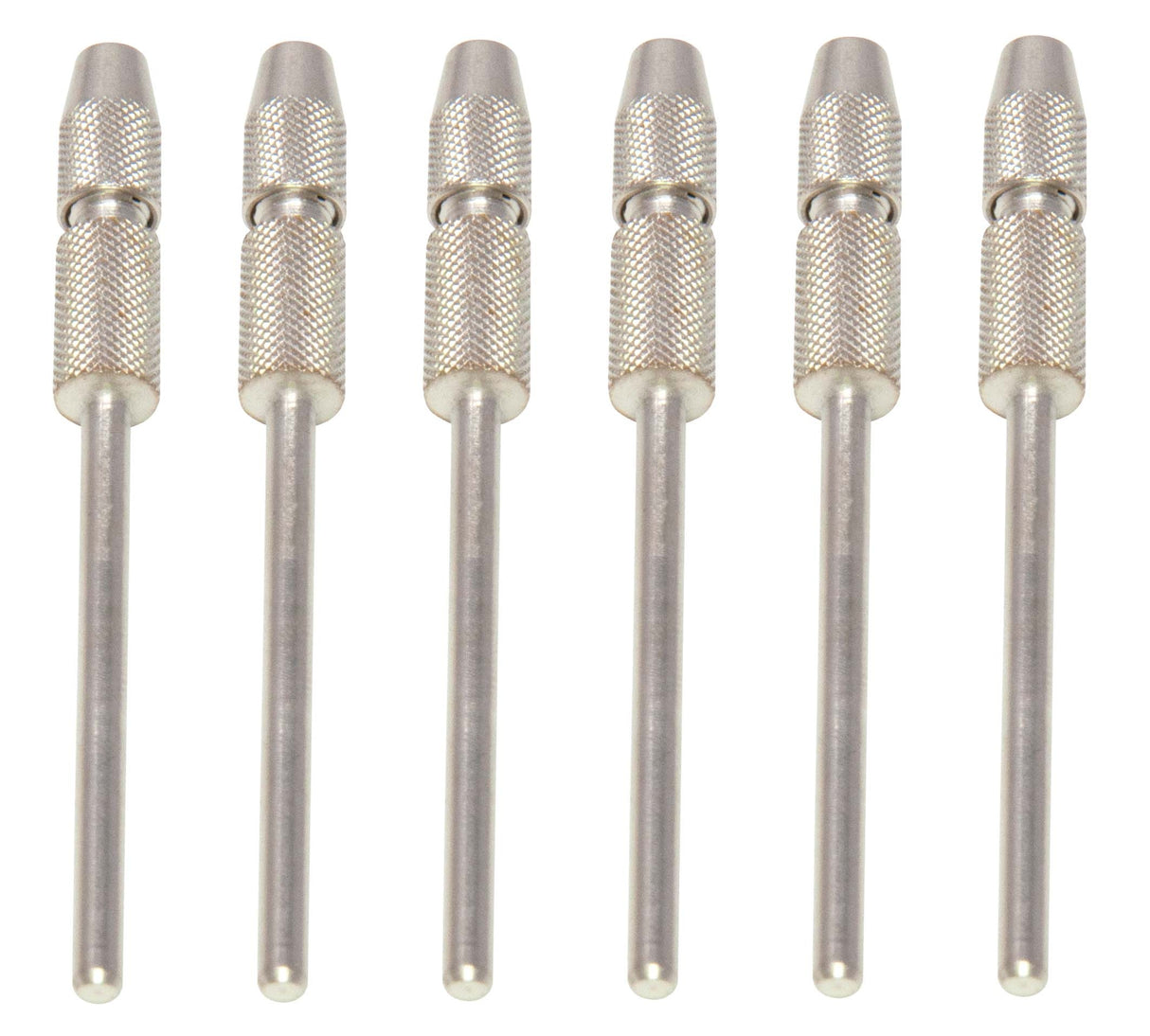 6 Pack 2mm Mandrel-Pin Chuck 3/32" For Silicone Pins by PMC Supplies
