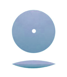 Light blue fine silicon polishers unmounted knife edge wheel for precision metal polishing