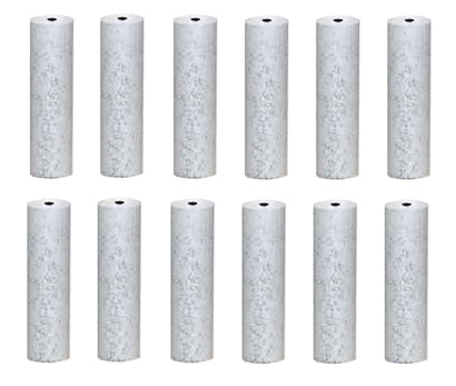 Set of 12 white coarse silicon polishers unmounted cylindrical abrasive tools for metal finishing