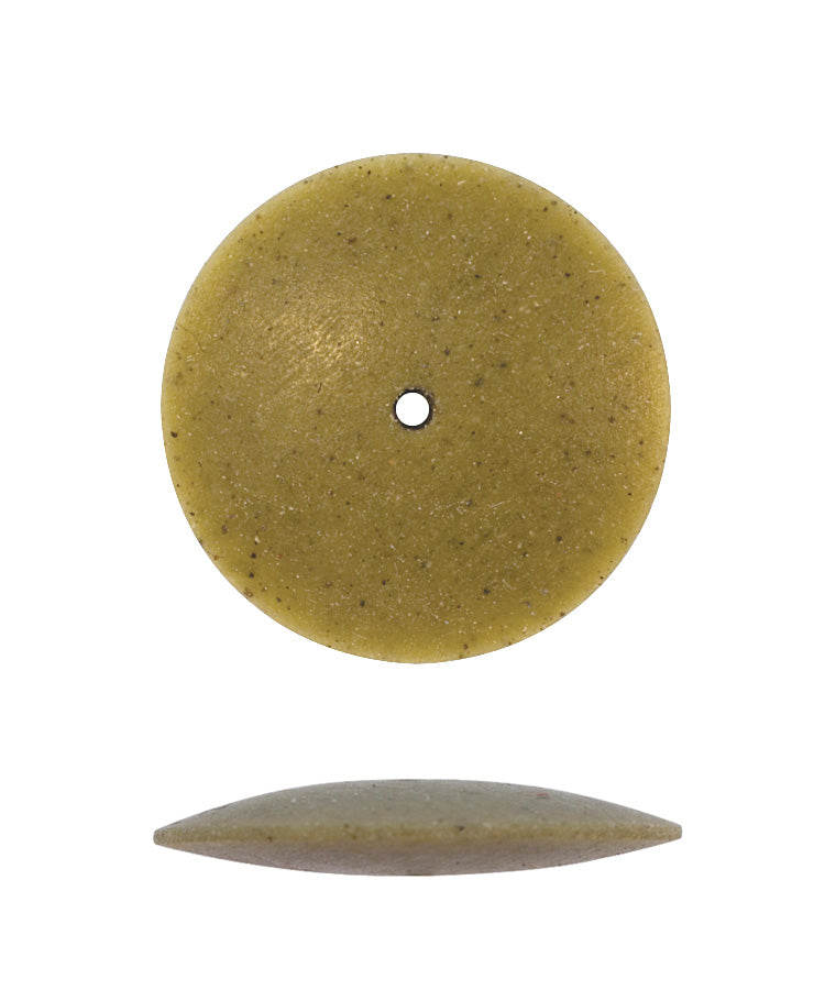 Pumice wheels knife edge 7/8 inch medium grit for jewelry polishing pack of 12