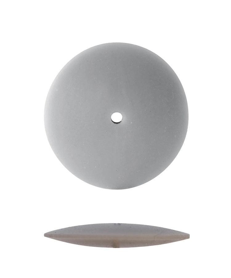 Fine grit pumice wheel knife edge 7/8 inch for gentle polishing in jewelry making, pack of 12