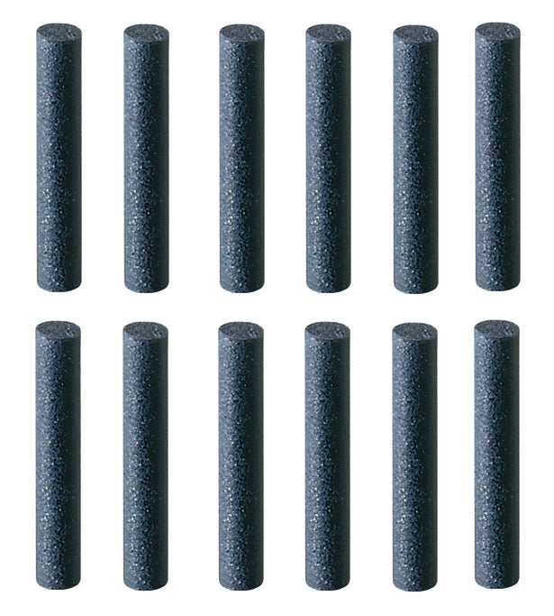 12-pack gray 3mm medium grit silicone polishing pins for precision detailing