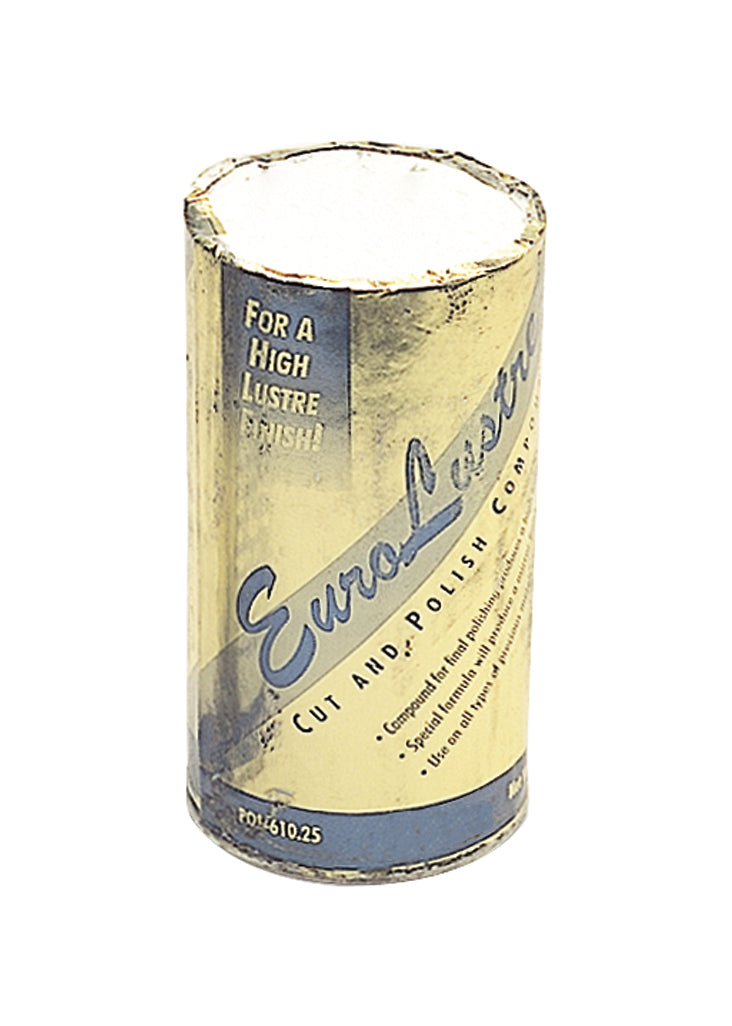 Eurolustre 1 Lb Tube premium metal polish for light scratches and mirror finish on brass, pewter, and precious metals