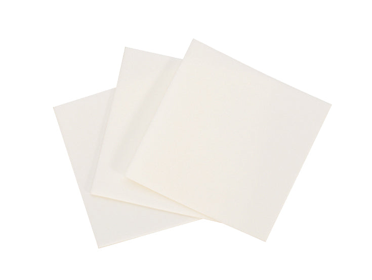 Pack of 20 white 2x2 inch Ultra-Polish Pads for metal polishing and tarnish removal
