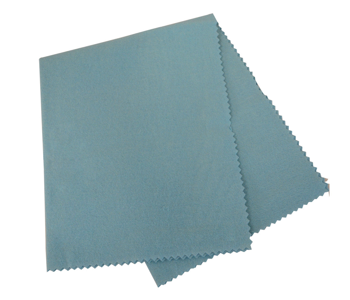 Blue Brilliant Polishing Cloth 12x15 inch for tarnish removal and metal polishing