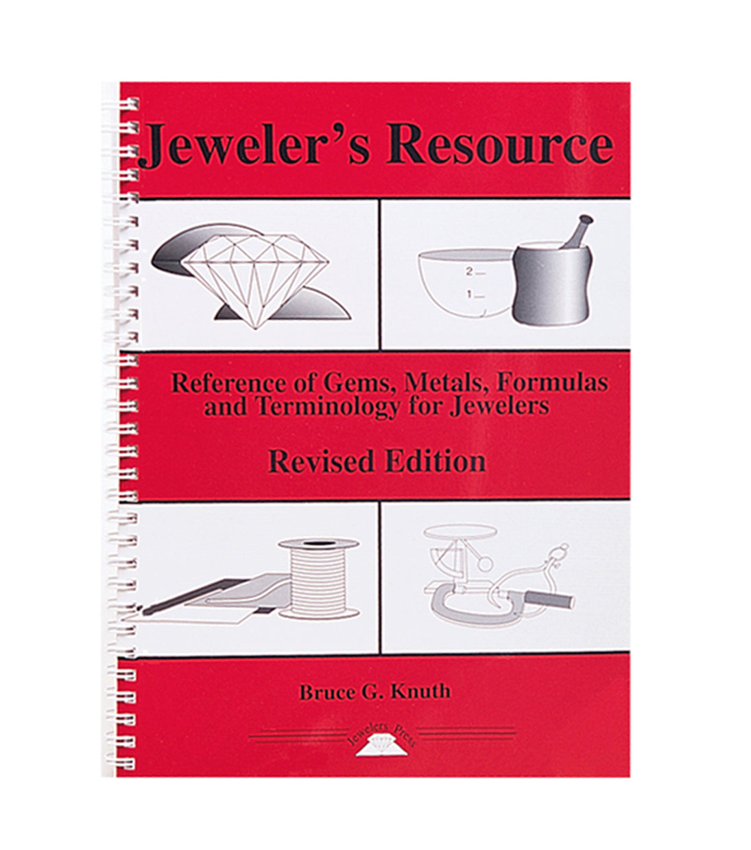 Jeweler's Resource book by Bruce J. Knuth with gem and metal reference guide cover