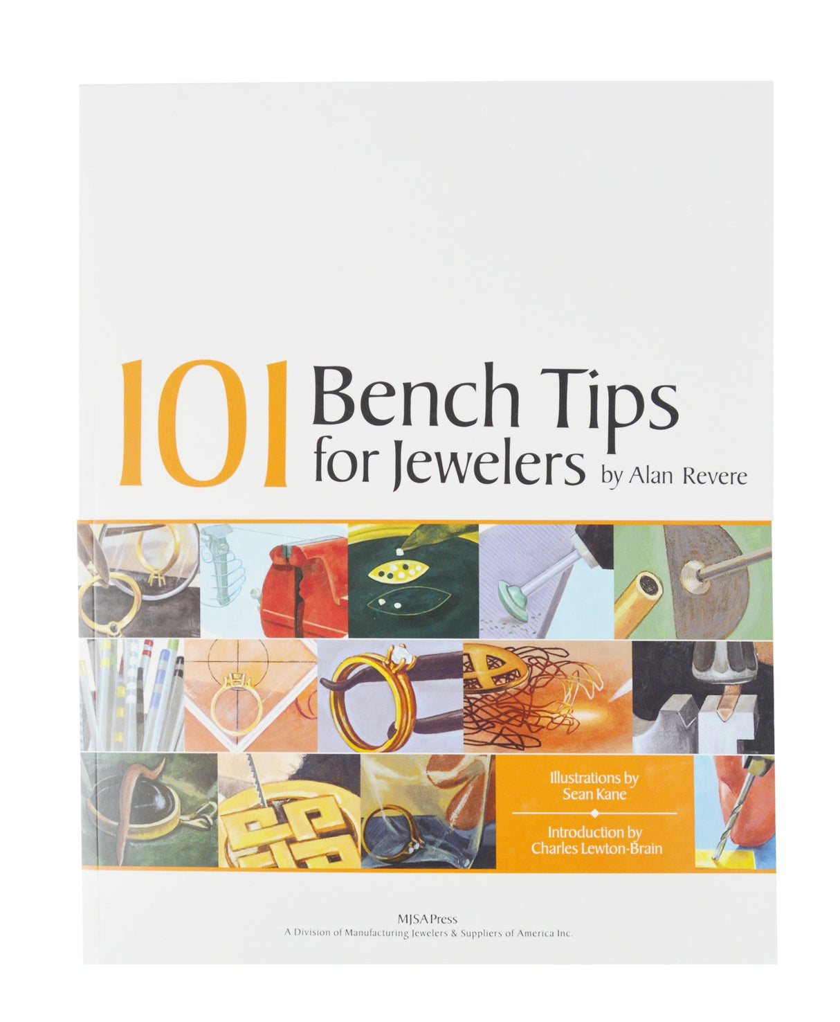101 Bench Tips for Jewelers book by Alan Revere with jewelry crafting illustrations