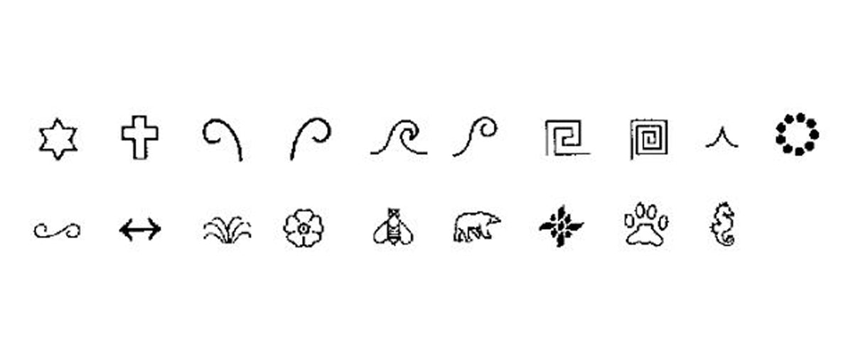 19 Piece Millennium Stamp Set with various design patterns for jewelry and metalwork engraving