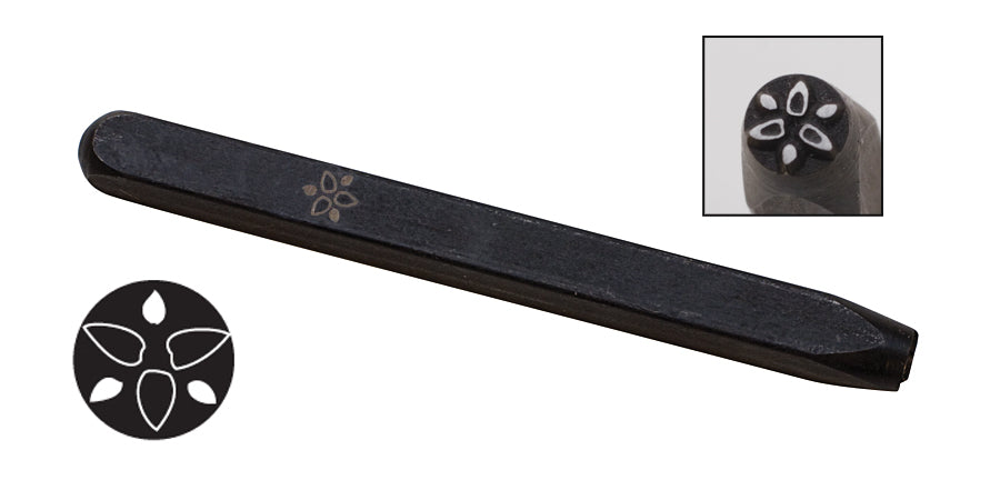 5 MM Flower 3 Elite Design Stamp by PMC Supplies