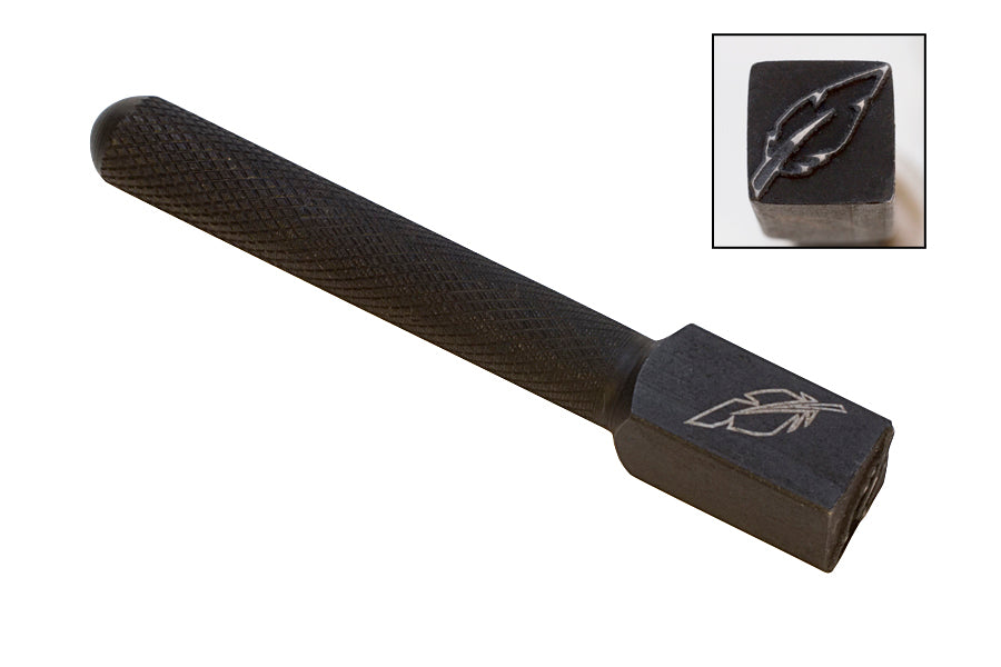 10 MM Feather Elite Jumbo Design Stamp - DISCONTINUED by PMC Supplies