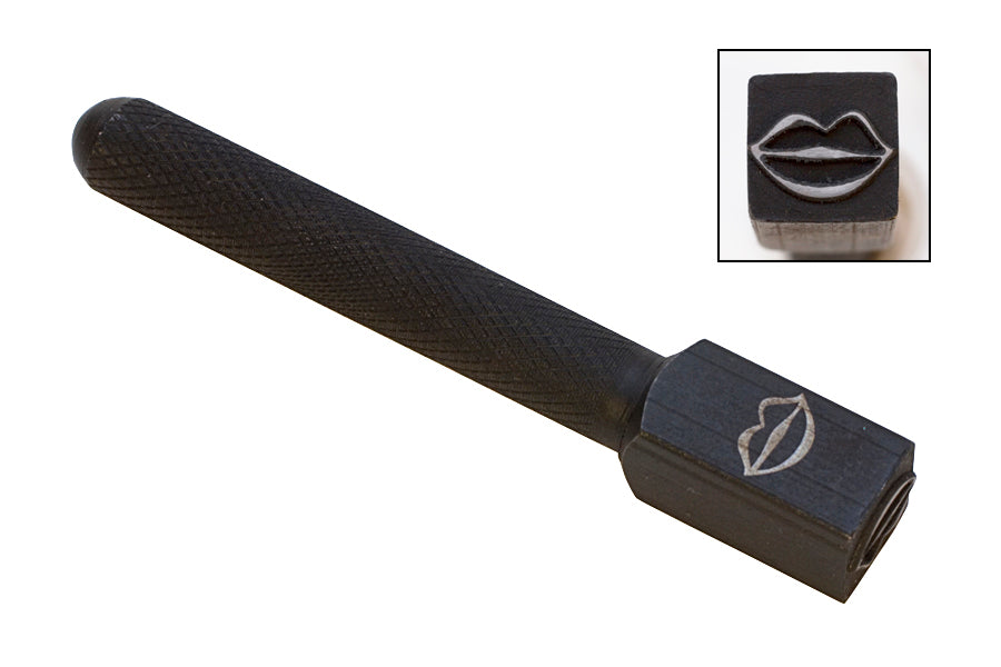 10 MM Lips Elite Jumbo Design Stamp - DISCONTINUED by PMC Supplies