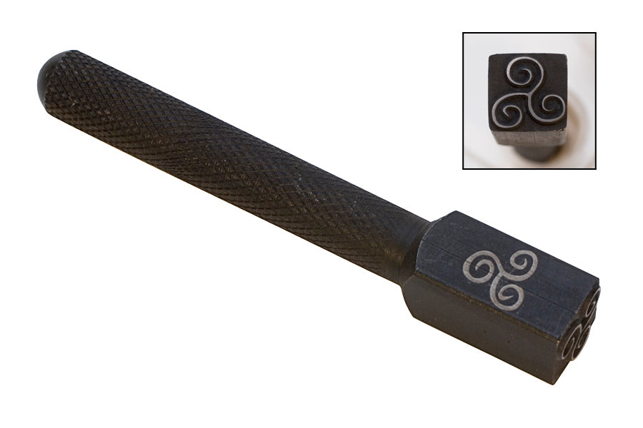 10 MM Triple Spiral Elite Jumbo Design Stamp by PMC Supplies