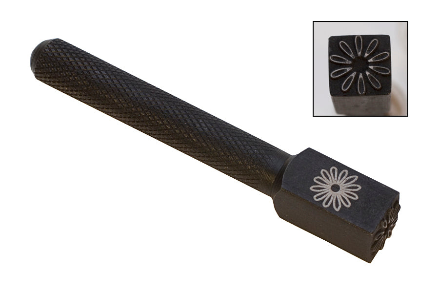 10 MM Daisy Flower Elite Jumbo Design Stamp by PMC Supplies