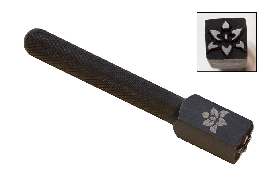 10 MM Fancy Flower Elite Jumbo Stamp by PMC Supplies