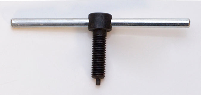 1/16" chrome replacement handle for two hole punch maker with durable threaded base