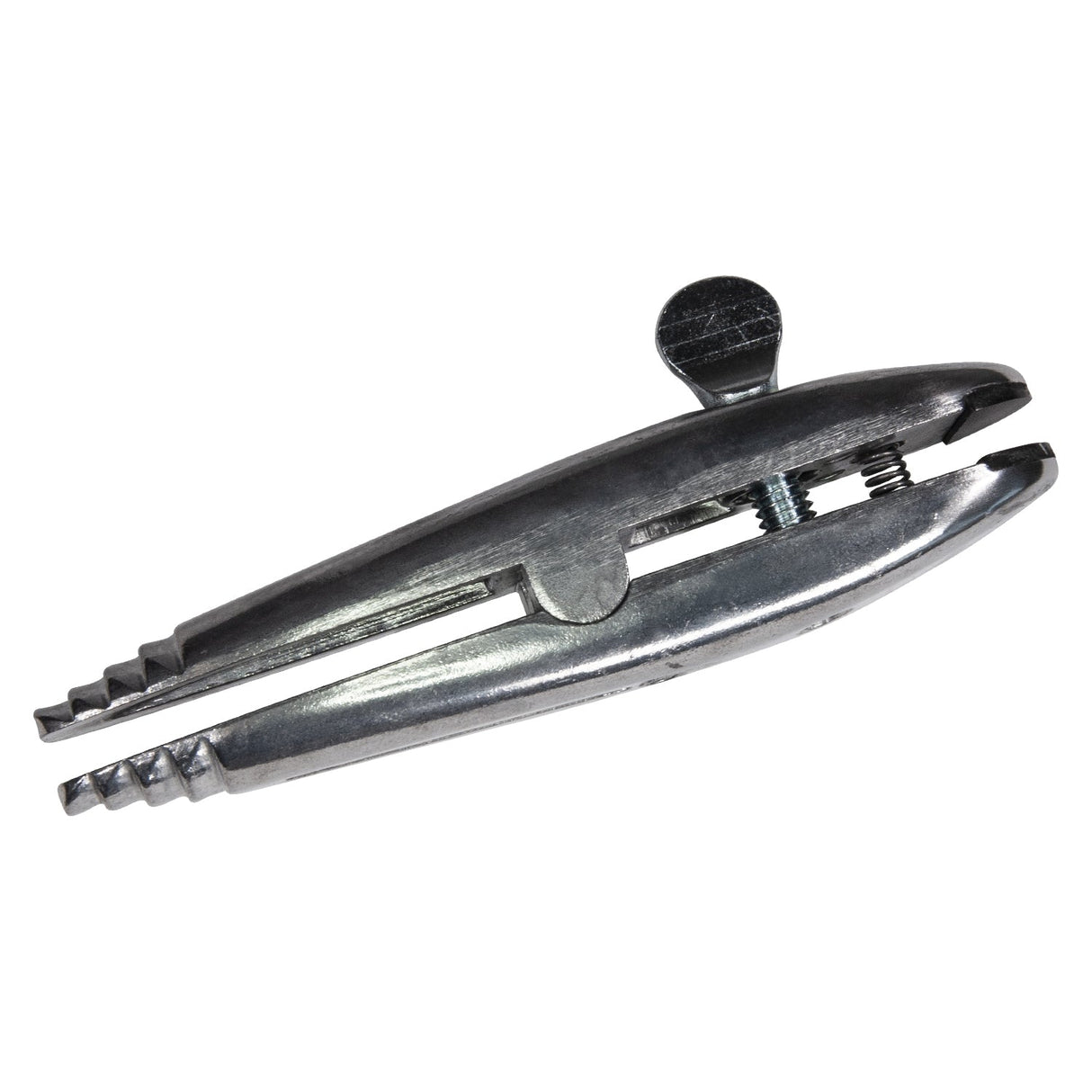 Metal Inside/Outside Ring Clamp for jewelry filing and polishing with dual clamping action and sturdy metal build