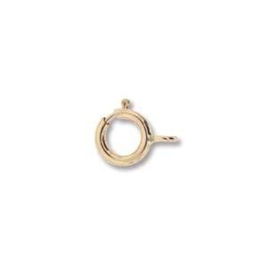 24/PK Clasp Spring Rings Gold Filled 5.5MM (.05GM) by PMC Supplies