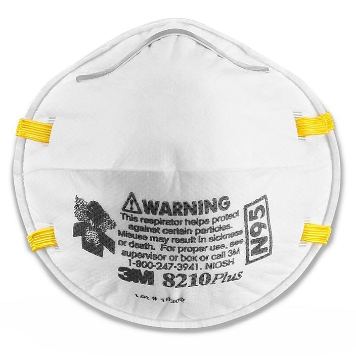3M 8210 Plus N95 Respirator Mask (Single) by PMC Supplies