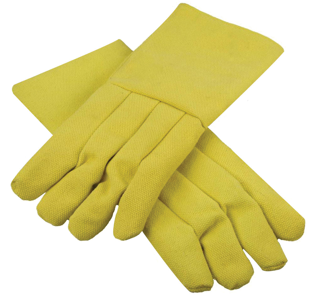 High heat-resistant 14-inch Kevlar casting gloves with wool lining for molten metal protection