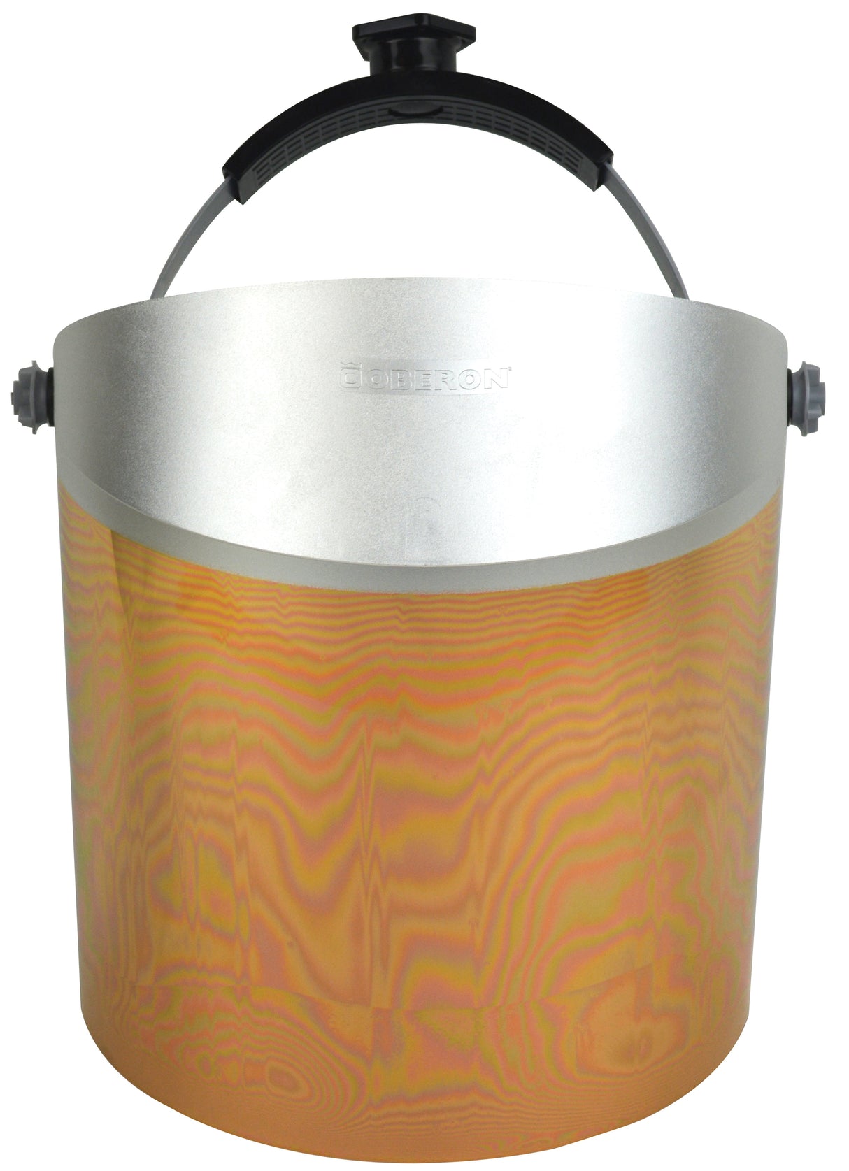 Oberon Didymium II protective face shield with ratchet headgear and heat-resistant visor