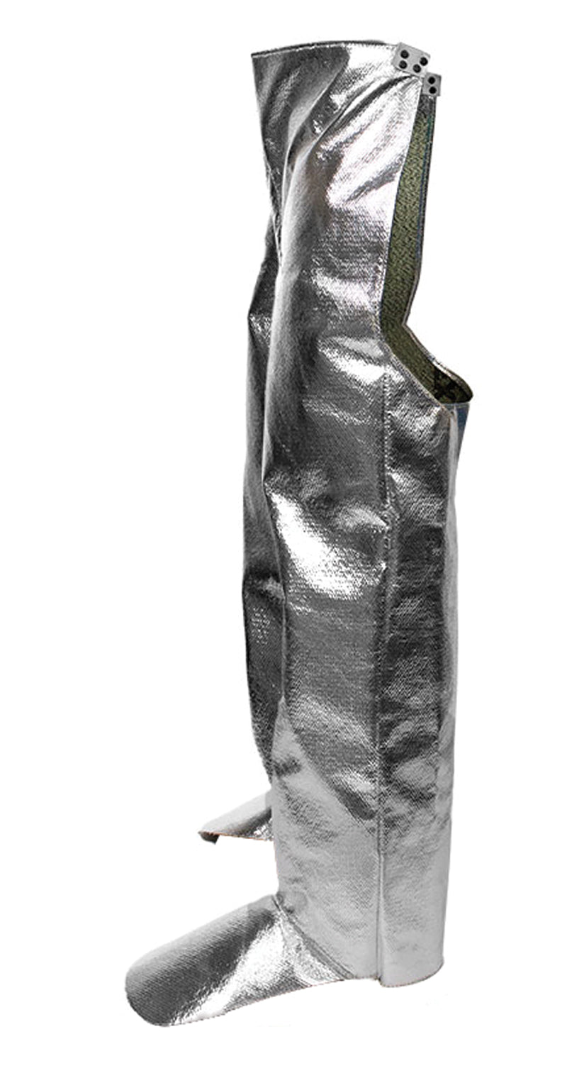 Aluminized Thermobest™ Chaps w/ Leather Foot Flap by PMC Supplies