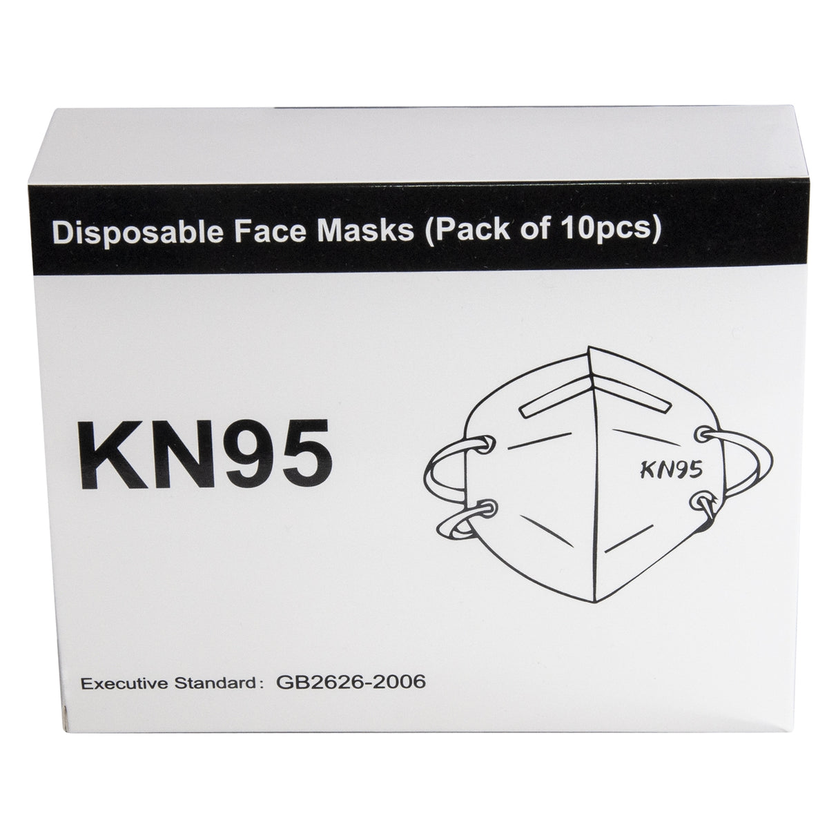 KN95 Disposable Face Masks (Pack of 10) by PMC Supplies
