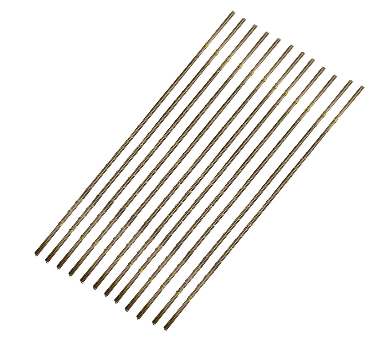 Set of 4/0 PMC Razor Cut Saw Blades, 12-pack, 144 blades for precise metal, wood, and plastic cutting.