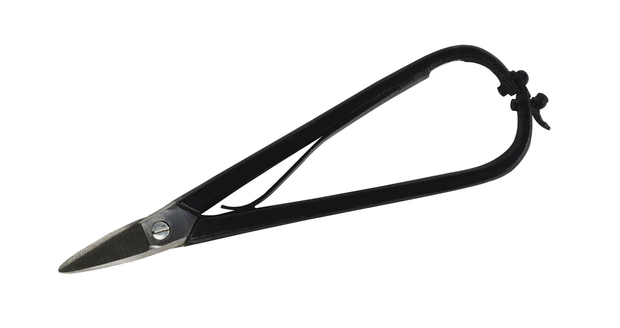 Jeweler's locking snip cutters with ergonomic handle and secure locking mechanism for precise wire and metal cutting.