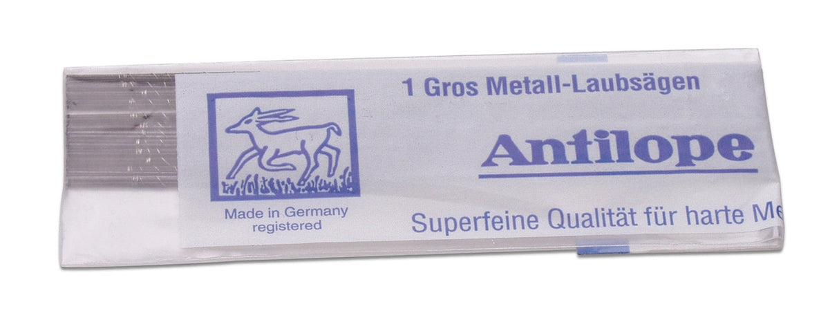 Antilope Sawblades 6/0 package with multiple fine metal sawblades for precise, long-lasting cutting performance