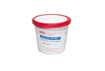 Griffith's Yellow Ochre 2 oz soldering flux helper for precise metalwork and jewelry repairs.