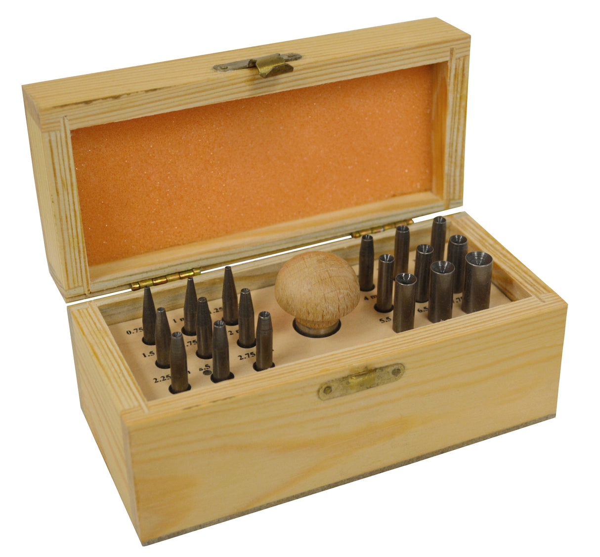 18-Piece Stone Setting Prong Pushing Burnisher Set by PMC Supplies