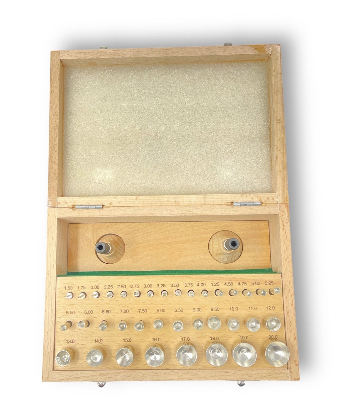 Mater Bezel Setting Tool Set with 36 Punches Sizes 1.5 to 20mm by PMC Supplies