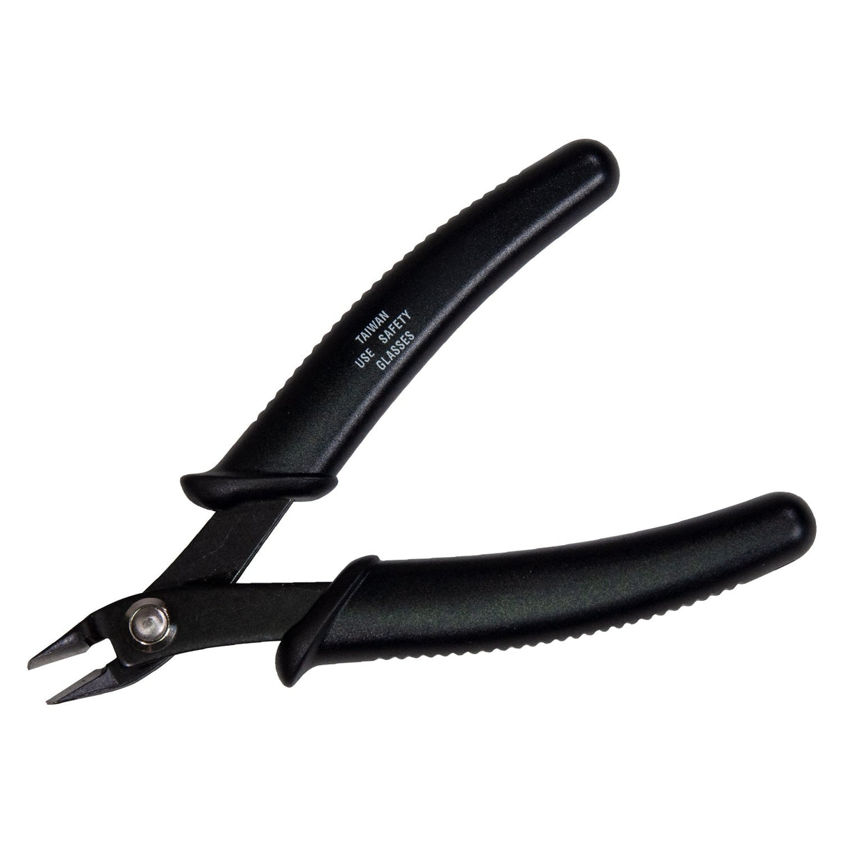 Full-Flush Bead Nippers black handle precise flush-cut tool for jewelry making and soft wire up to 20 gauge