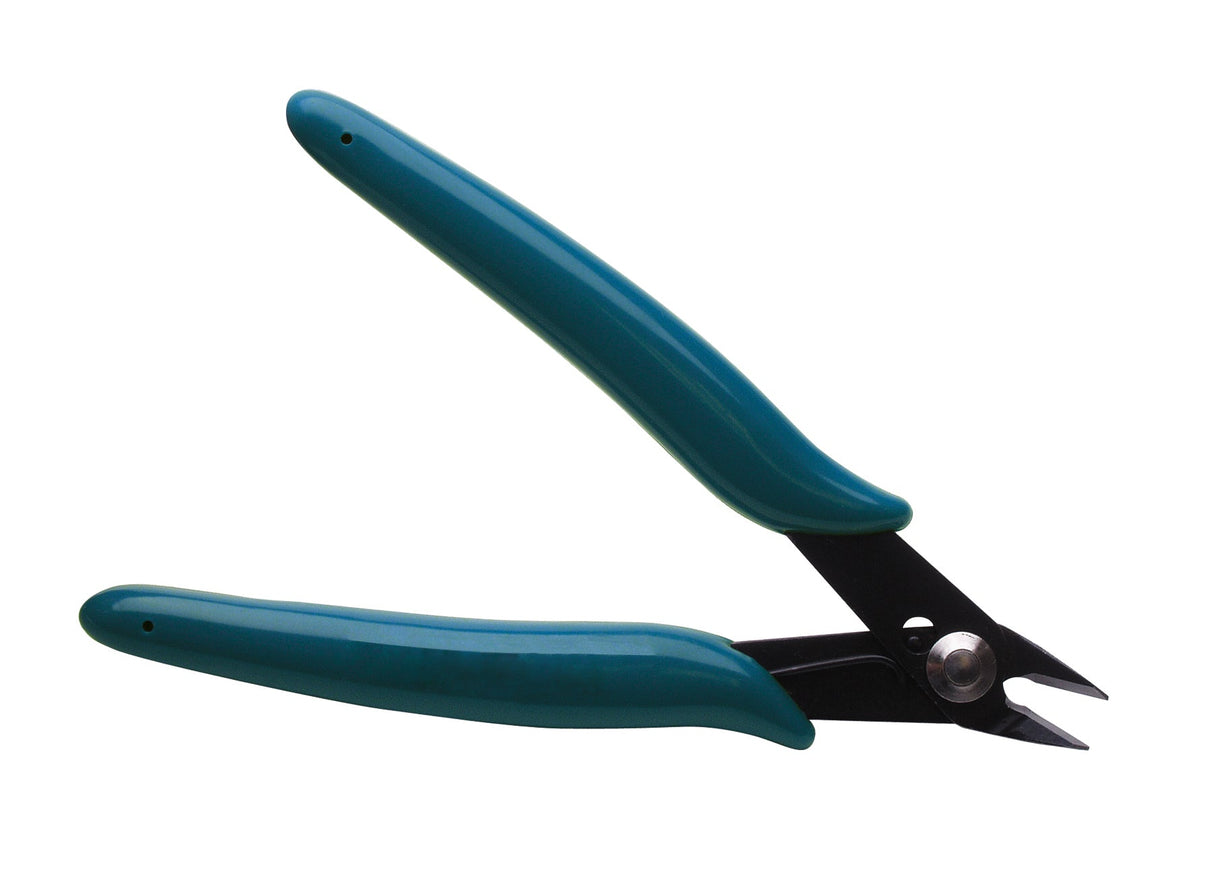 Bead Cord Shears with ergonomic handles and sharp blades for precise full-flush cuts on beading wire and soft wire up to 20 gauge