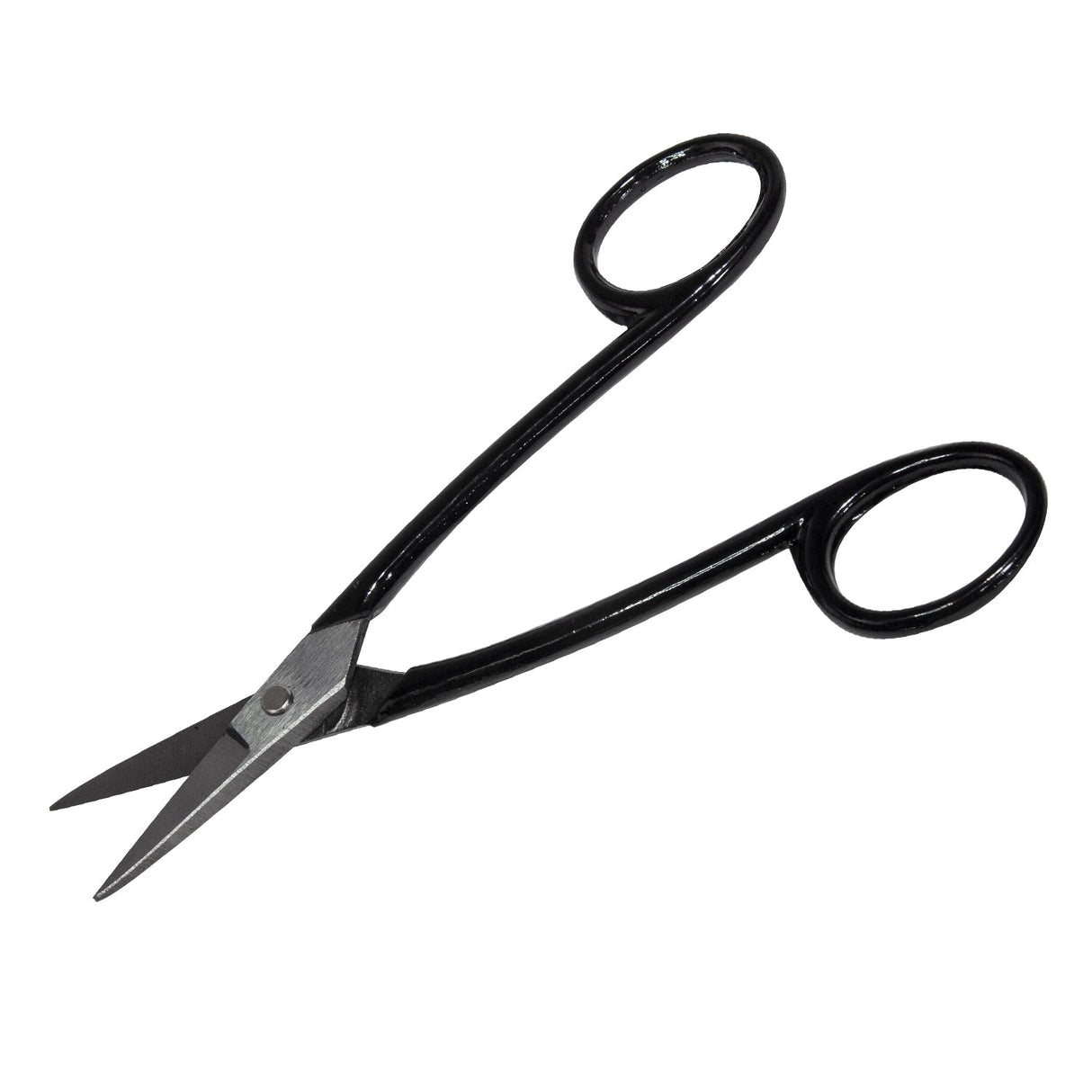 7-inch straight scissors with 1.5-inch blades, German-made precision tool with ergonomic black handles for detailed cutting