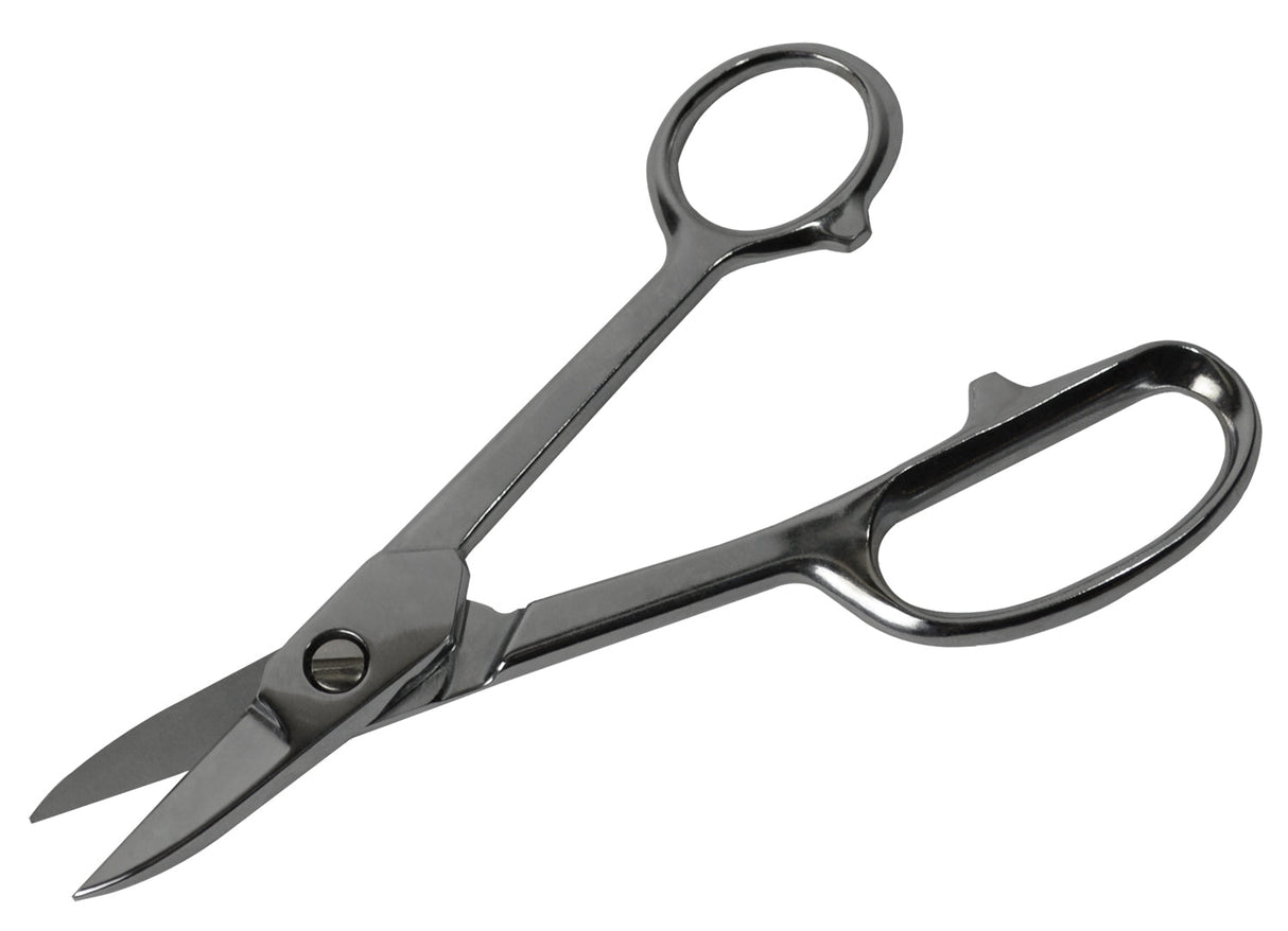 7-1/4 inch narrow blade scissors shears for precise metal cutting with ergonomic handles