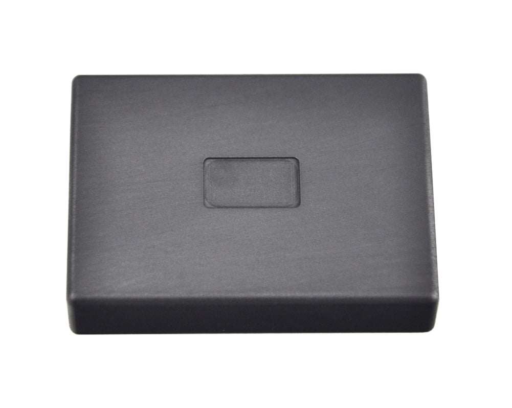 1 Gram silver rectangular graphite ingot mold with smooth cavity and tapered sides for easy silver casting