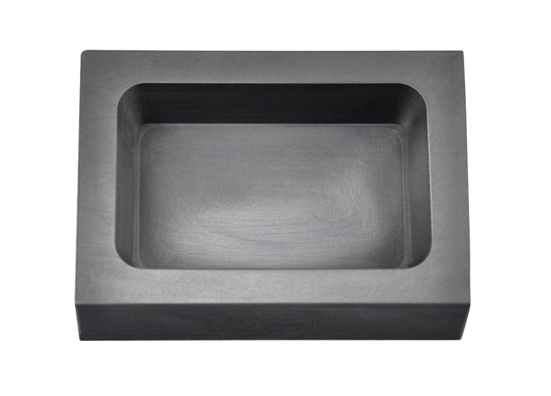 50 Troy Ounce Silver rectangular graphite ingot mold for casting bars