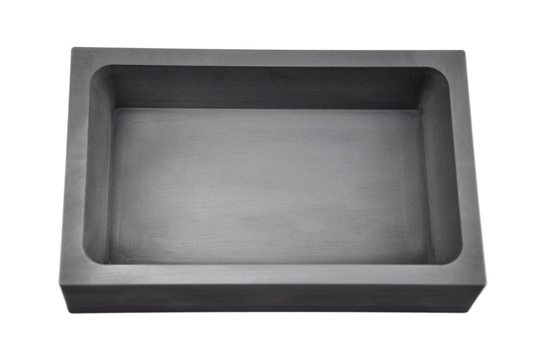 200 Troy Ounce Silver Rectangular Graphite Ingot Mold for bullion casting